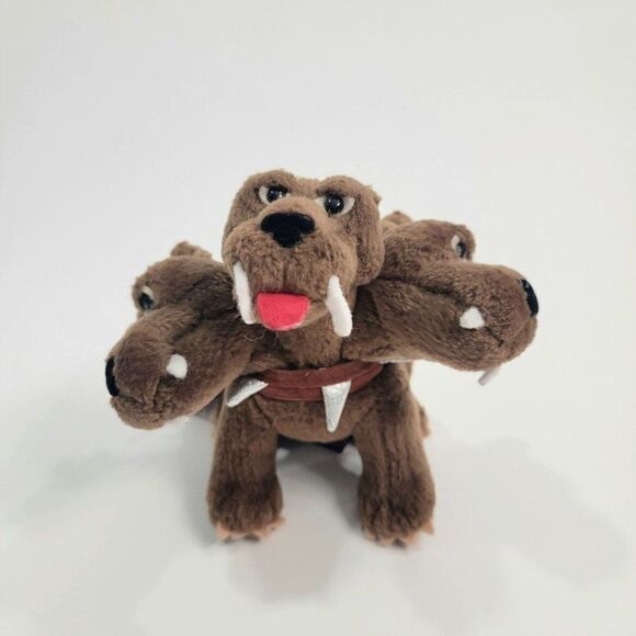 2001 GUND Harry Potter 5” Plush 3-headed Dog Fluffy Toy - Picture 1 of 7
